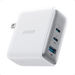 Anker 100W USB C Charger, 736 Charger (Nano II 100W), 3-Port Fast Compact Wall Charger for MacBook Pro/Air, Google Pixelbook, ThinkPad, Dell XPS, iPad Pro, Galaxy S22/S20, iPhone 13/Pro, and More