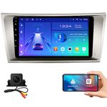 9 Inch 5G WiFi 8 Core(2G Ram+32G ROM) Car Stereo Radio for Toyota Camry 2007 2008 2009 2010 2011 with Carplay Android Auto,Android 12.0 GPS Navigation Support 48EQ Mirrorlink Airplay Backup 1080P SWC