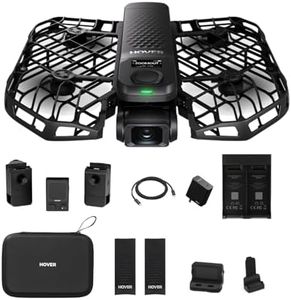 HOVERAir X1 PRO 4K Drone with Camera, Foldable Action Flying Camera with 42 KM/H Follow Speed, 15+ Fully Automatic Flight Modes, Fly Anywhere with OmniTerrain, SmoothCapture 2.0(Fly Joy Combo)