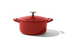 Made In Cookware - Dutch Oven 3.5 Quart - Red - Enameled Cast Iron - Exceptional Heat Retention & Durability - Professional Cookware - Crafted in France - Induction Compatible