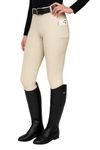 Rovadik Horse Riding Breeches with Sillicon Grip - Non Slippery - Stretchable-Suitable for Horse Riders-Unisex - (Beige) (in, Numeric, 28, Regular, Beige)