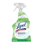 LYSOL All Purpose Cleaner Trigger Spray with Bleach, Grease Fighting Multi Surface Cleaner, Removes Soap Scum, Disinfectant Cleaning with Foaming Action, Fresh Scent, 950 mL