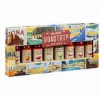 Hot Sauce Gift Set for Mens Gifts - Road Trip Chilli Hot Sauce Set of 8 Street Food Sauce Bottle Heat Pack with Topline Card. Christmas Gifts, Stocking Fillers, BBQ Hot Dogs, Birthday Gifts for Women