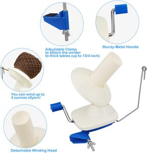LAMXD Yarn Ball Winder and Umbrella Swift – Knitting Tool Set