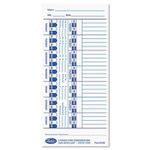Lathem Time E100 Time Card for Lathem Models 900E/1000E/1500E/5000E, White, 100/Pack