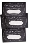 50 Coupon Cards, Coupons for Mom, Wife, Husband, Business, Business Blank Coupons Gift Certificates Vouchers.