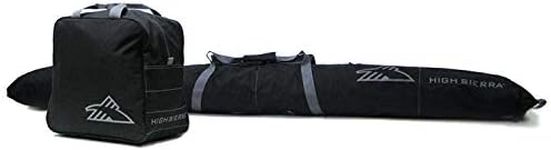 High Sierra Ski Bag & Sku Boot Bag Combo, One Size, Black/Black