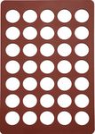 Sweet Artist Chocolate Stencil (Silicone Chablon Mat/Mould) - Circle Discs