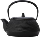 Iwachu 12822 Iron Bottle, Black Baked, 2.2 fl oz (0.65 L), Multi-Use Teapot, Type 5 New Alare Induction Compatible