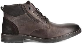 Wild Rhino Men's Nash Lace-Up Boot, Dark Grey, EU 41/US 8