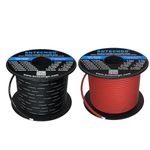 BNTECHGO 12 Gauge Silicone Wire Spool red and Black Each 100ft Flexible 12 AWG Stranded Tinned Copper Wire