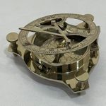 Silver Color Sundial Compass for Hiking 3 Inches Nautical Compass for Outdoor Pocket Compass for Hiking, Camping Maritime