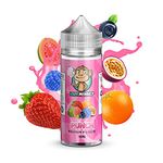 Vape Monkey Eliquid 100ml Vape Juice - Punch Flavour - 50/50 Vape Liquid - Citrus Exotic Berries - Nicotine Free Vape Liquid - for E Cigarette and Vape Pen