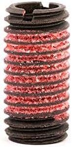 E-Z Lok Externally Threaded Insert, C12L14 Carbon Steel, Meets AISI 12L14, 5/16"-18 Internal Threads, 1/2"-13 External Threads, 1.000" Length, Made in US (Pack of 5)