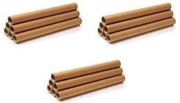 BlackDreams� Cardboard Mailing tube Ideal for Shipping, Art and Craft, DIY, Packing 12.5 Inch(32cm) Long and 2 Inch inner Diameter(Without lids) (5)