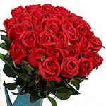 Veryhome Artificial Red Flowers Sil