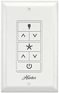 Hunter Fan Company 99815 Core Receiver not Included Wall Control, White