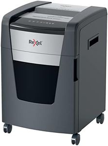 Rexel XP418+ Cross Cut Paper Shredder, Shreds 20-18 (70-80 GSM Sheets at Once, P4 Security Level, Jam-Free Technology, Office Use, 45 Litre Pull-Out Bin, Black, Momentum Extra Range, 2021418X