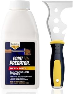 Paint & Varnish Stripper 500ml with 13-in-1 Scraper Tool Kit – Heavy Duty Paint Remover for Wood, Metal, Plaster, Concrete & Glass – Professional Paint Predator Solution