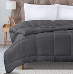 Utopia Bedding All Season Down Alternative Quilted Queen Comforter - Duvet Insert with Corner Tabs - Machine Washable - Bed Comforter - (Bulk Pack of 6 - Grey)