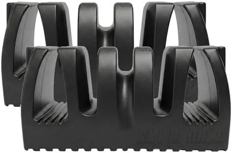 Portable Protection for Your Skis & Snowboards I Magnetic I Made in America (Black, Two Pack)