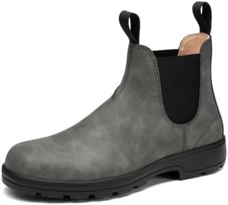 Rihero Mens Slip On Chelsea Boots Comfortable Work Boots for Men Size 11.5