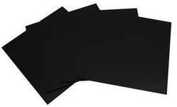Binari Glass Studio System 96 Black Fusible Glass Pack 4 Sheets - COE 96 by