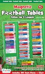 Fiesta Crafts Magnetic Football Tables Chart, Keep up-to-date by moving the teams according to their results, fun for all football fans