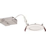 Lithonia Lighting WF4 LED 30K MVOLT MW M6 Dimmable Recessed Ceiling Light, 4", 3000K-Bright White