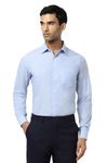 Van Heusen Men's Slim Fit Shirt (VHSFFSLBU85270_Pale Blue 40)