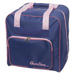 Hemline Premium Overlocker Storage Bag - Blue/Pink