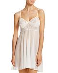 Natori womens Ophelia Baby Doll Chemise Chemises - Beige -