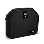 Urban Wolf Travel Pouch Large Capacity, Water-Resistant Travel Toiletry Organizer with Multiple Pockets & Hanging Hook Cosmetic Makeup Organizer with Mesh Pockets Travel Kit for Men and Women (Black)