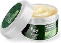 FARMASi Dr. C. Tuna Tea Tree Cream, For Oily, Acne Prone Skin, Extra Soothing & Nourishing, Non-Greasy, Vegan, Facial and Whole Body Moisturizer with Tea Tree and Carrot Oil, 3.6 fl. oz. / 110 ml