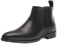 Steve Madden Men's Duke Chelsea Boot, Black Leather, 8 UK