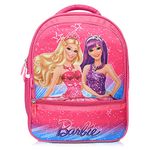 Stylbase Barbie Kids School Bags for Boys And Girls Printed Cartoon Waterproof Bag | Kids Backpack Ideal for ukg Nursery 1st class Ages 5-7 Years Boys And Girls (14 inches 18L)