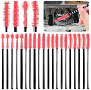 Sewing Machine Cleaning Brushes, Reusable Silicone Dense Bristles Clean Brush for Sewing Machine Internal and Spool Area, The Every Nook and Cranny Sewing Machine Cleaning Tools 20 PCS