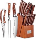 D.Perlla Knife Set, 16-Piece Kitche