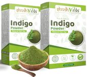 ShudhVeda 100% Pure & Natural Indigo Powder For Hair Dye (100g*2=200 Grams)