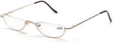 ZUVGEES Vintage Alloy Semi Rimless 