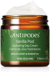 Antipodes Vanilla Pod Hydrating Day Cream – Anti Aging Face Moisturiser For Dry Skin – with Rosehip Oil, Avocado Oil & Antioxidant Skincare Ingredients – Dry Skin & Normal Skin – 60ml