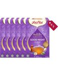 Yogi Tea, For The Senses, Good Night, Organic Herbal Tea with Essential Oils, Naturally Caffeine Free, Blend of Lavender, Chamomile and Hops, 6 Packs x 17 Tea Bags (102 Teabags Total)