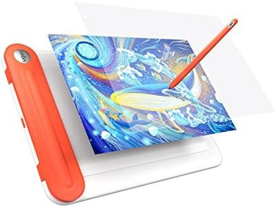 Drawing Tablet with Bluetooth 5.0, UGEE Q8W Tracing Drawing Pad with 8inch Large Active Area,Digital Drawing Tablets with 8192 Levels Battery-Free Stylus Support Windows/Mac/Chromebook