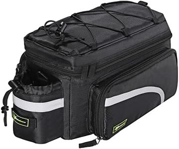 ROCKBROS Bike Trunk Bag 13L-25L Bike Rear Rack Bag Bike Cargo Rack Bag Rear Rack Carrier Bag