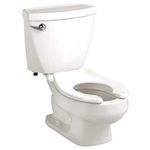 American Standard 2315.228.020 Baby Devoro Flowise 10-Inch High Round Front Toilet, White(“Seat is Sold Separately”)