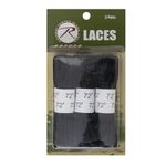 Rothco Boot Laces (3 Pack), Black, 72''