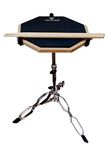 LEOPARD 12" INCHES 2 SIDED DRUM PRACTICE PAD WITH STICKS AND BAG