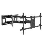 Mount-It! Long Extension TV Mount, Dual Arm Full Motion Wall Bracket with 36 inch Extended Articulating Arm, Fits Screen Sizes 42 50 55 60 65 70 75 80 85 90 Inch, VESA 800x400mm Compatible, 176 lb