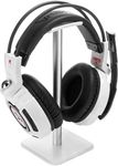 Headphone Stand Hanger, Universal Aluminum Metal Headphone Holder for AirPods Max,HyperX Cloud II,Xbox One,Turtle Beach,Sennheiser,Sony,Bose,Beats PC Gaming Headset Display&Wireless Headphone (White)