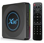 Android 11.0 TV Box Amlogic S905X4 X96 X4 Android TV Box 4GB RAM 64GB ROM,Dual-WiFi 2.4GHz/5GHz BT Quad Core 64 Bits 3D/8K Full HD/H.265/USB3.0 Android Box